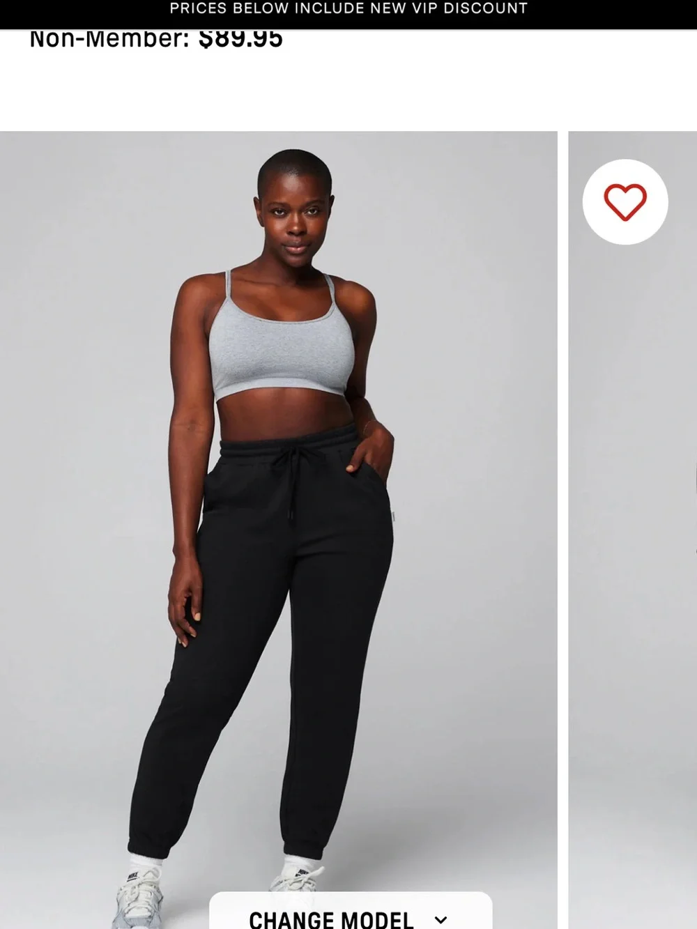 Women's Black joggers Fabletics